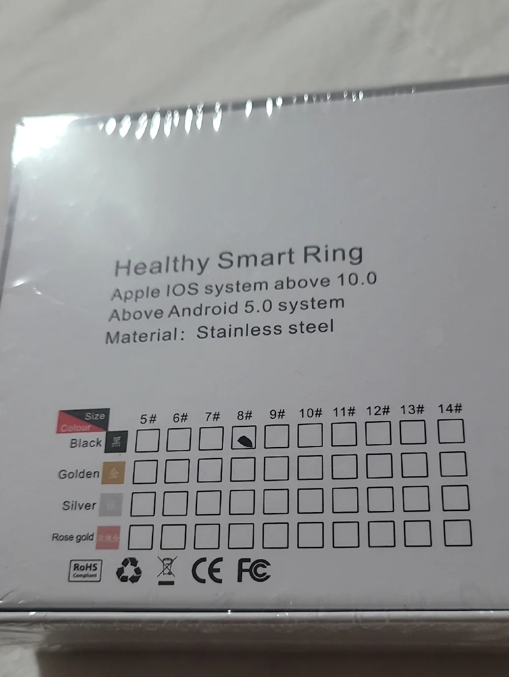 Smart Ring Size 8